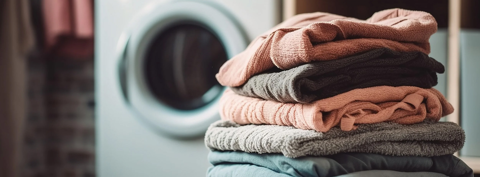 Freshly folded laundry